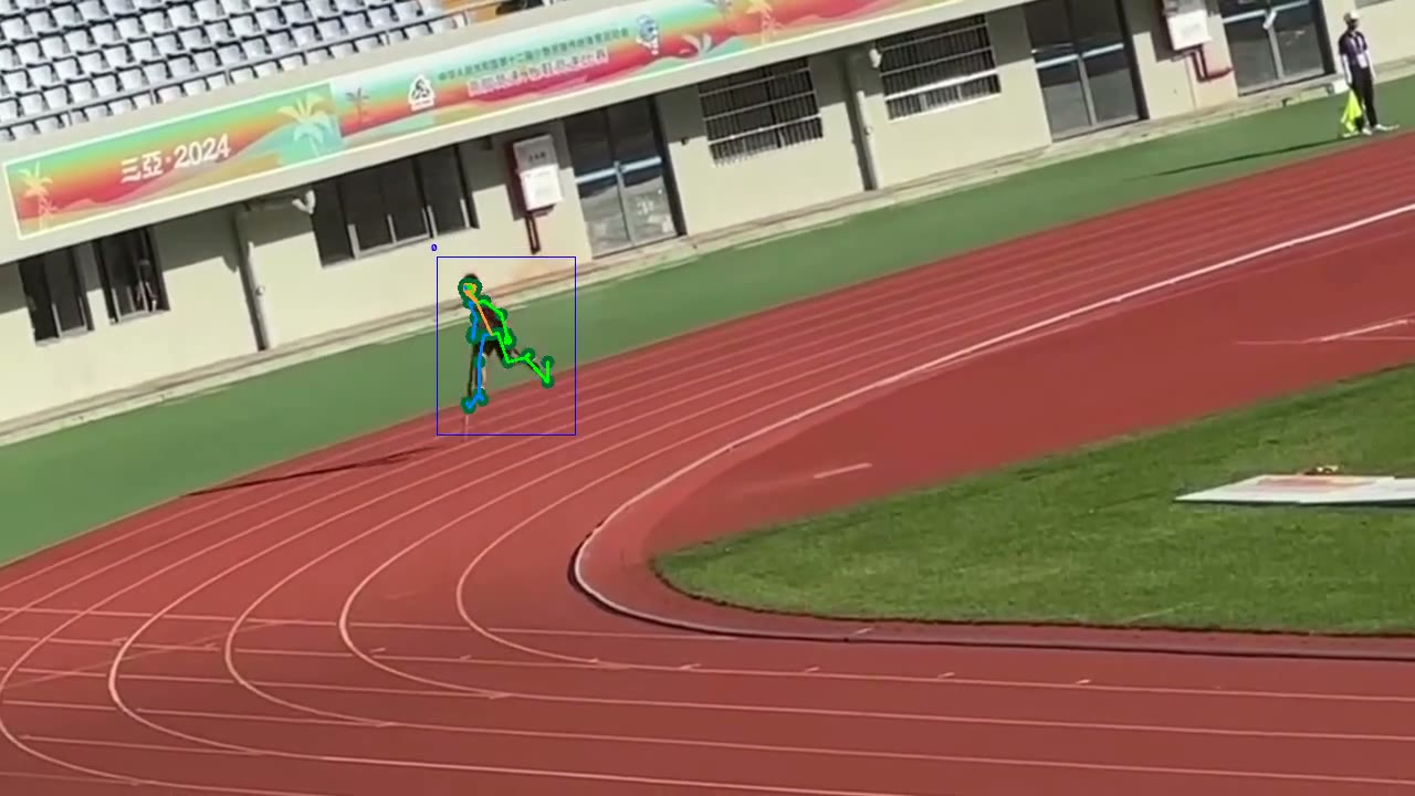 高脚竞速WholeBody骨骼识别代表画面